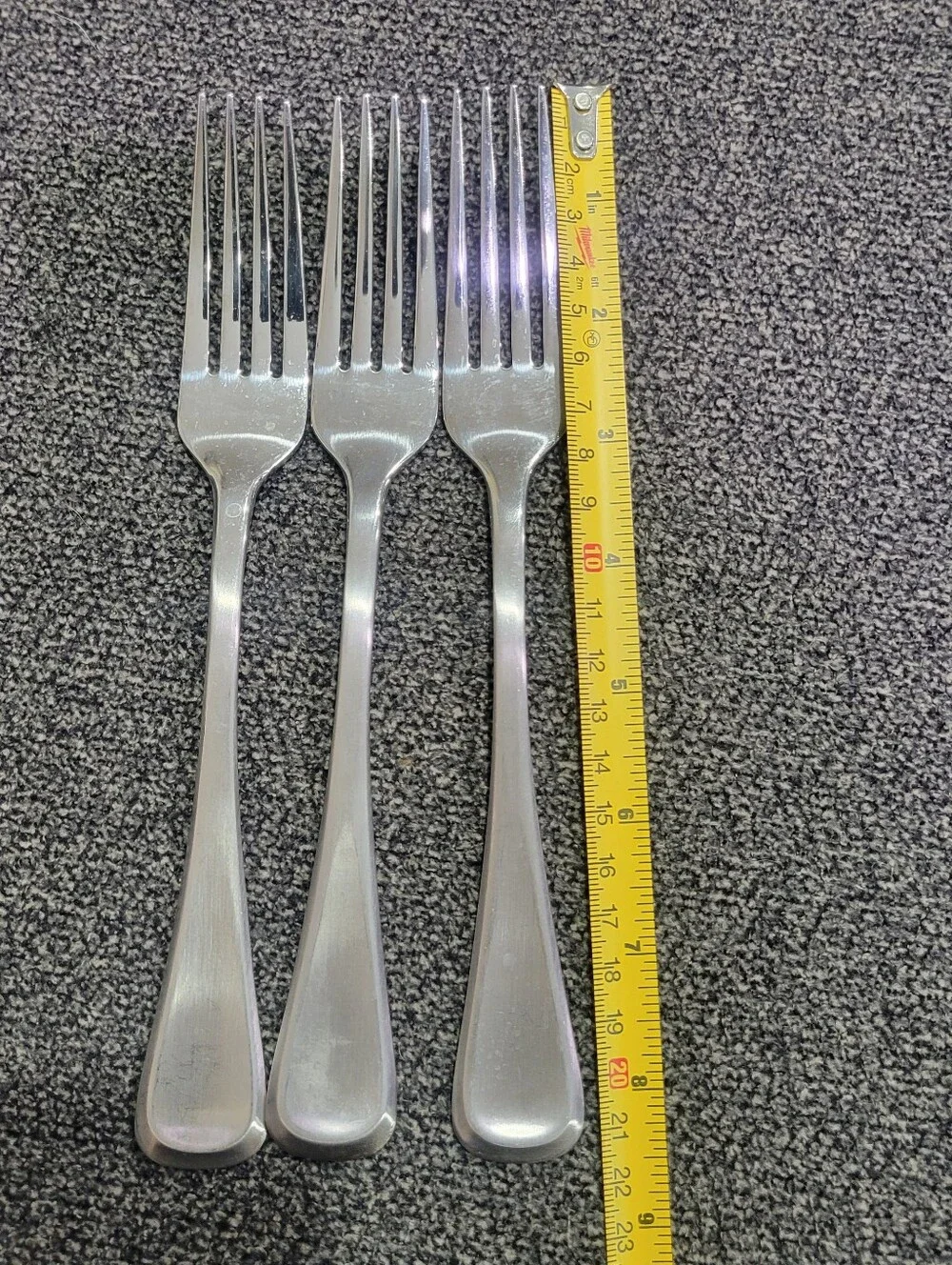 Mikasa COSMO SATIN 3 Dinner Forks 18/10 Stainless Steel Flatware